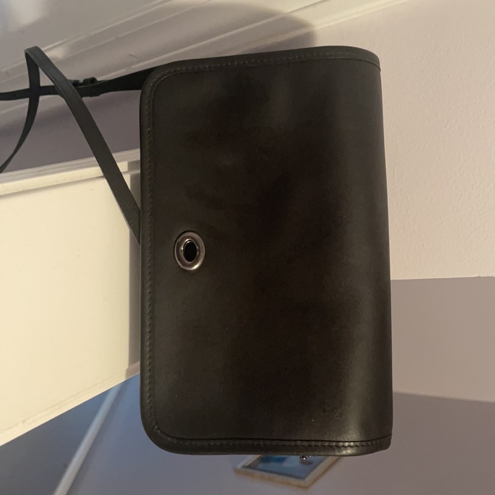 Basic black Coach purse